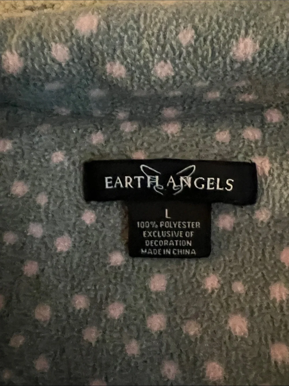 Gray & Pink Polka Dot Button-Up Pajama Top and matching bottoms